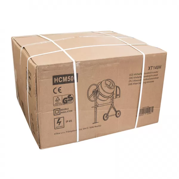 Stavební míchačka rozložená 125l XTline XT125H