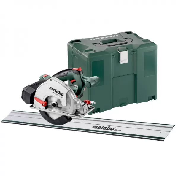 Aku ruční kotoučová pila 18V bez aku + vodicí lišta Metabo MKS 18 LTX 58 + FS 160 691114000