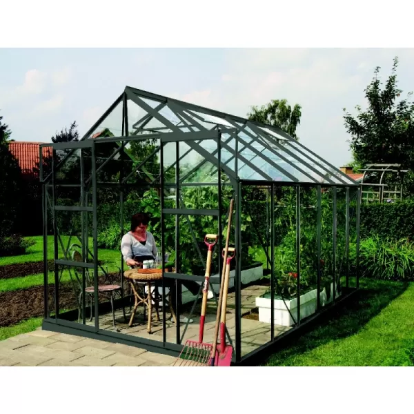 Skleník VITAVIA URANUS 6700 čiré sklo 3 mm zelený LG1040