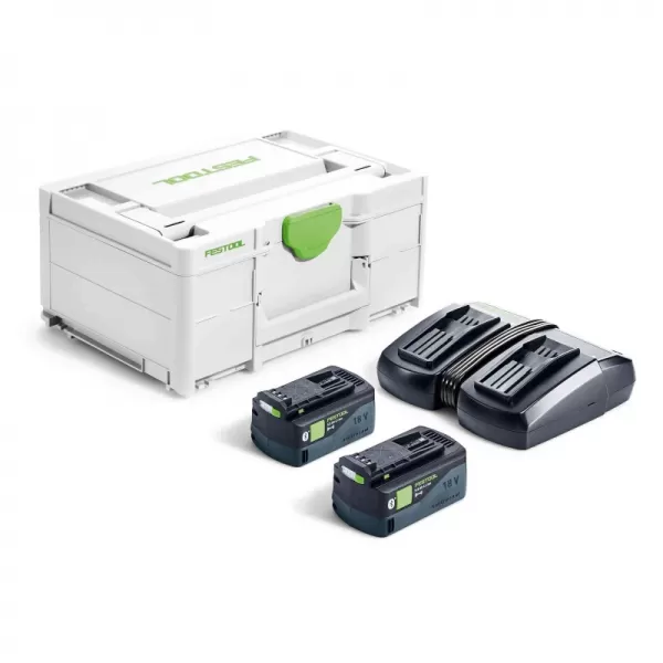 Napájecí sada FESTOOL 18V 2x5,0/TCL 6 DUO 577707