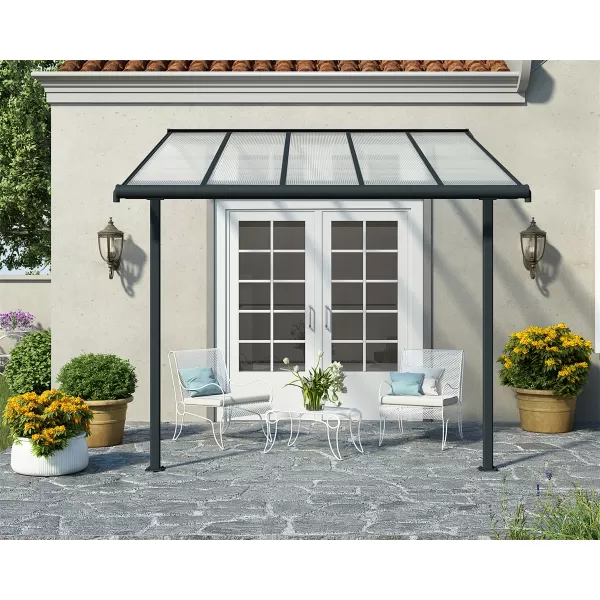 Hliníková (montovaná) pergola Palram Sierra 3000 antracit 3 x 3