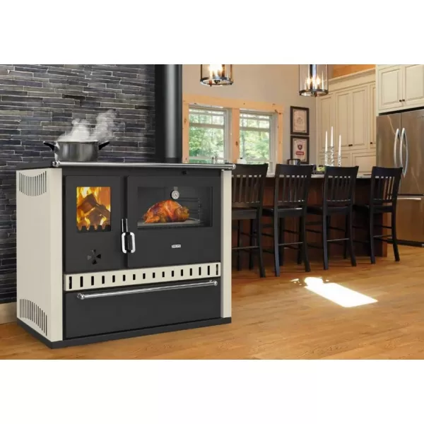 Sporák na tuhá paliva s teplovodním výměníkem, pravý PRITY GT W10 FI G DR