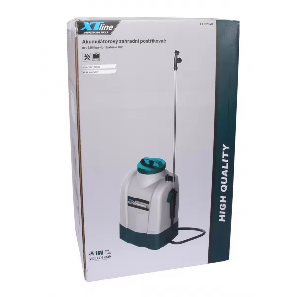 Aku zádový postřikovač 18V bez aku XTLINE XT102940