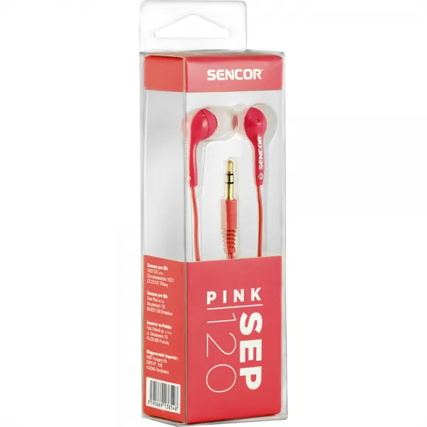 Sluchátka do uší SENCOR SEP 120 PINK