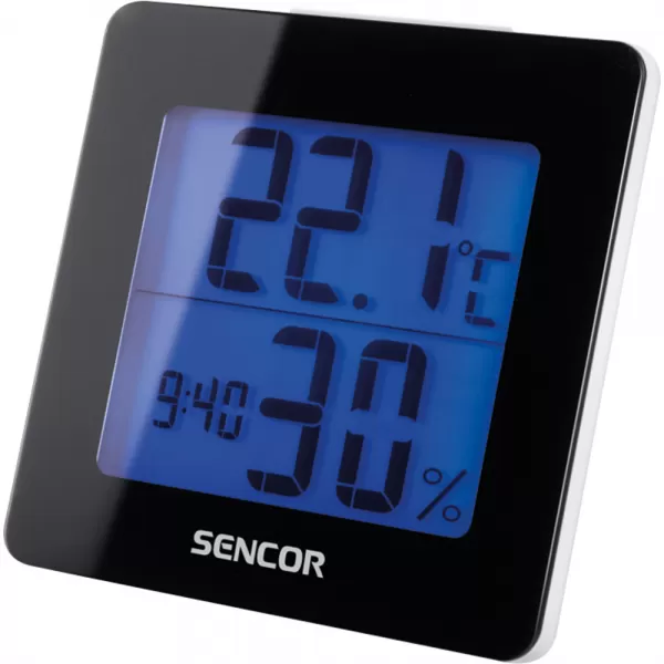 Teploměr s hodinami SENCOR SWS 1500 B