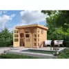 Dřevěný domek KARIBU KERKO 3 (82926) natur LG2948