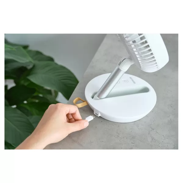 Aku stolní ventilátor SENCOR SFE 0773WH