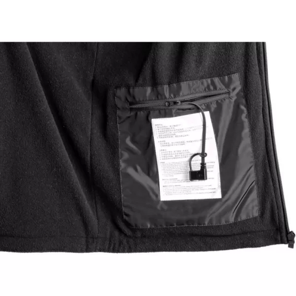 Vyhřívaná fleecová vesta CXS ANTARKTIDA, pánská, černá