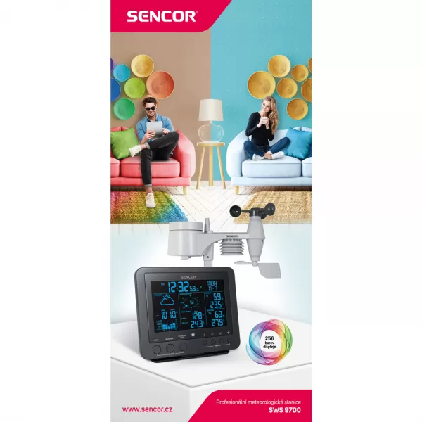 Profesionální meteostanice SENCOR SWS 9700