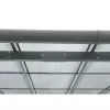 Hliníková pergola LANITPLAST ALU 53 antracit + čirý PC LG4148
