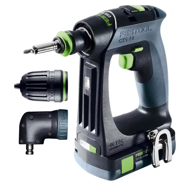 Aku vrtací šroubovák CXS 18V C 2x3,0Ah-Set Festool 576884
