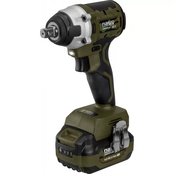 Aku rázový utahovák bez aku 20V Narex Camouflage CSR 350-3S Basic Box