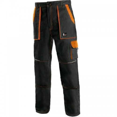 Kalhoty Canis do pasu CXS LUXY JOSEF, pánské, černo-oranžové