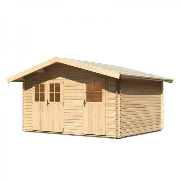 Dřevěný domek KARIBU LAGOR 1 (44982) natur LG1782