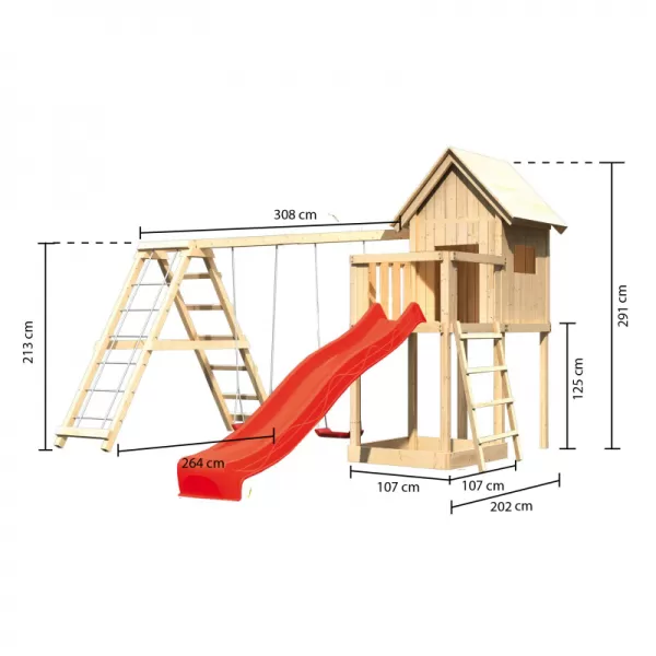 Dětské hřiště KARIBU FRIEDA 91185 LG1858