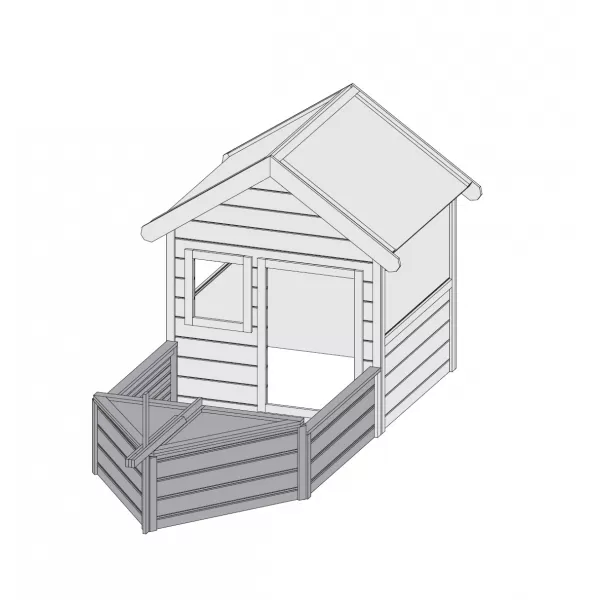 Pirátský domek KARIBU JACK (82679)