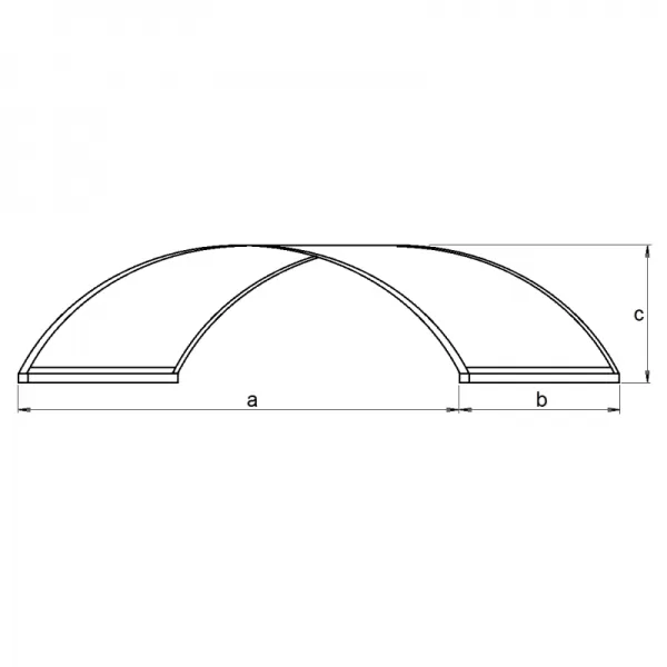 Stříška nad dveře LANITPLAST COTTA 140/80 ANTRACIT LG2794