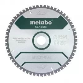 Pilový kotouč multi cut - classic 254x30/60 zubů Metabo 628285000