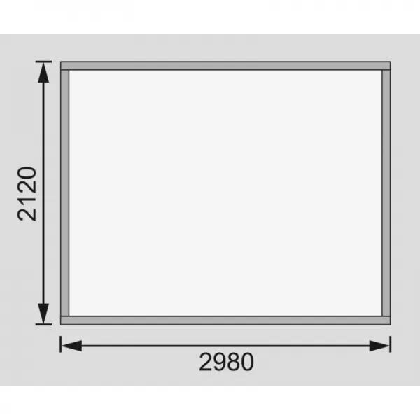 Dřevěný domek KARIBU KERKO 4 (82928) natur LG2964