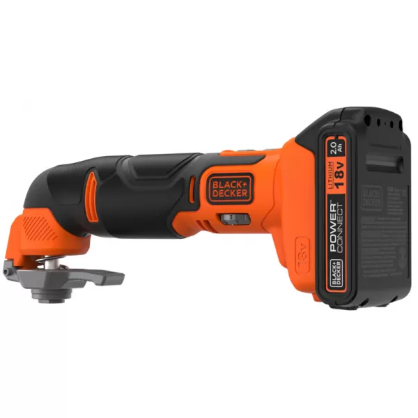 Aku multifunkční oscilační bruska 18V 1x2,0Ah Black&Decker BDCOS18D1K