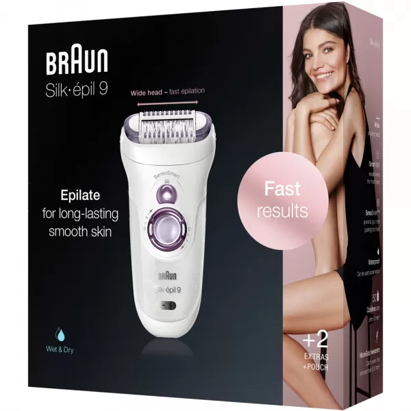 Epilátor BRAUN SILK-ÉPIL 9-700 PURPLE