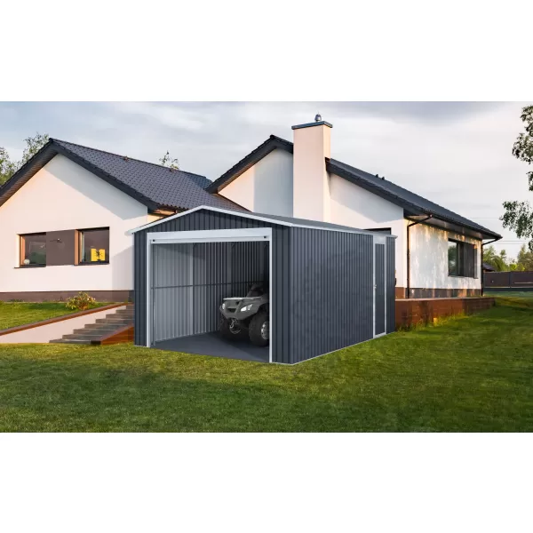 Garáž G21 Portland 1950, 338 x 576 cm, antracitová
