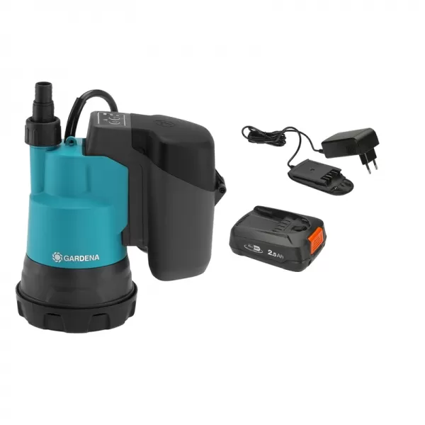 Aku čerpadlo pro čistou vodu 18V P4A Gardena 2000/2 - sada 14600-20