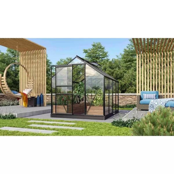 Skleník VITAVIA VENUS 5000 čiré sklo 3 mm černý LG3539
