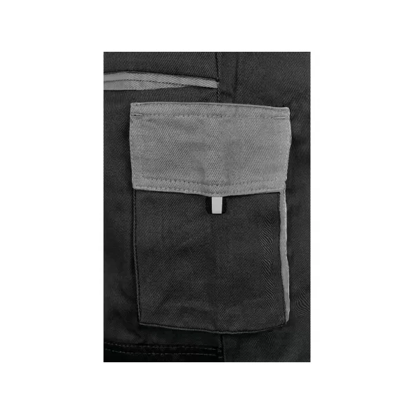 Kalhoty Canis do pasu CXS LUXY JOSEF, pánské, černo-šedé