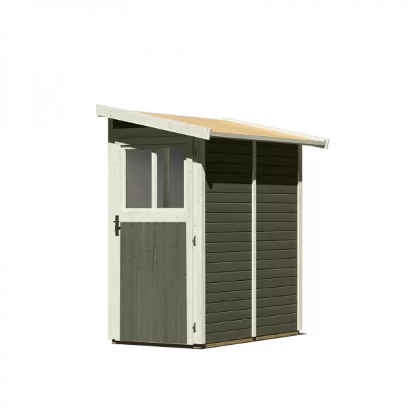 Dřevěný domek KARIBU GÖRLITZ (38747) šedý LG3071