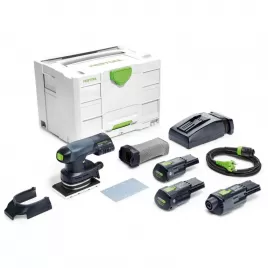 Aku vibrační bruska RTSC 400 18V 2x3,0Ah I-Set Festool 577681