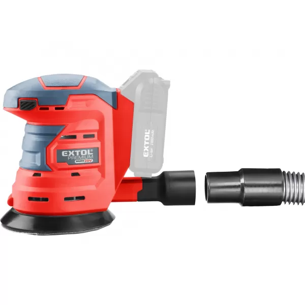 Aku excentrická bruska SHARE 20V bez aku Extol Premium 8891847