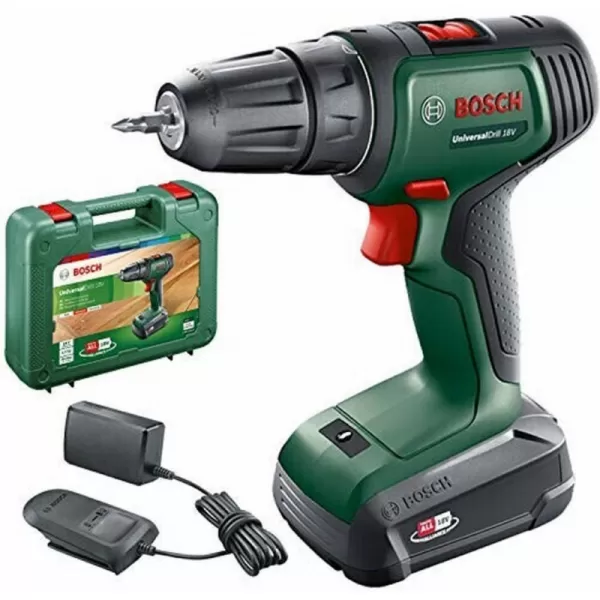 Aku dvourychlostní vrtací šroubovák 18V 1x1,5Ah Bosch UniversalDrill 18 0.603.9D4.001