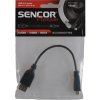 Micro-USB kabel USB A/F-Micro B/M, OTG SENCOR SCO 513-001