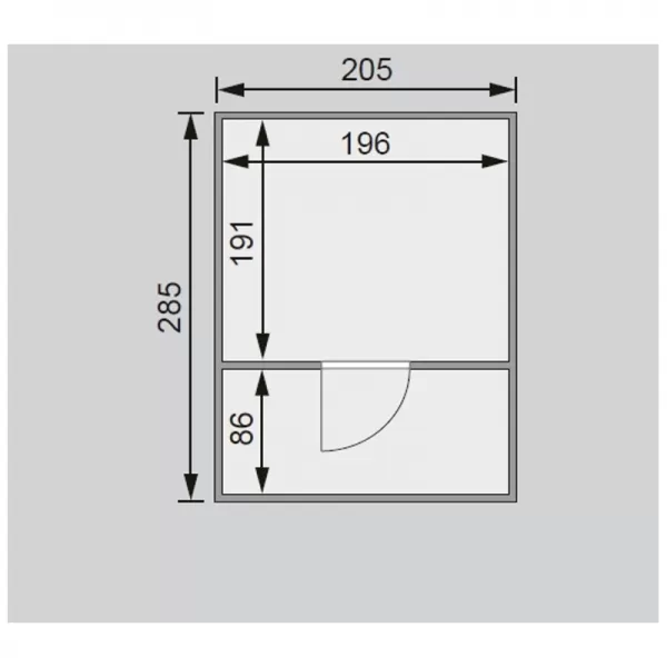 Finská sauna KARIBU FASSAUNA 3 (66853) LG1981