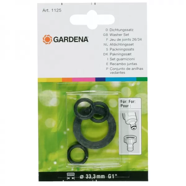 Sada těsnění pro šroubení Gardena 1124-20













Šroubení Gardena 33,3 mm (G 1")