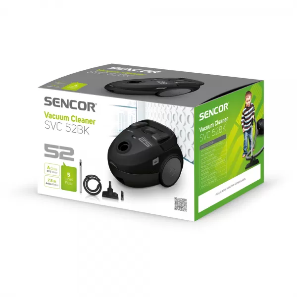 Podlahový vysavač SENCOR SVC 52BK-EUE3