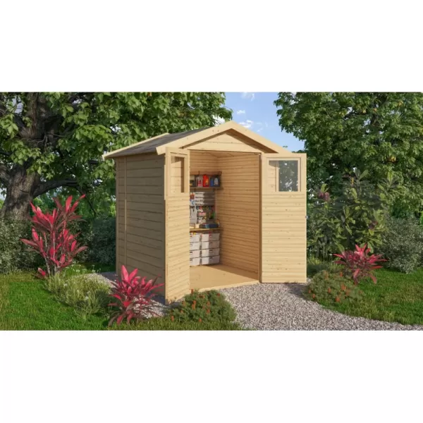 Dřevěný domek KARIBU DAHME 2 (42560) natur LG2947