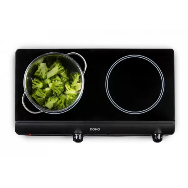 Dvouplotýnkový sklokeramický vařič DOMO DO339KP