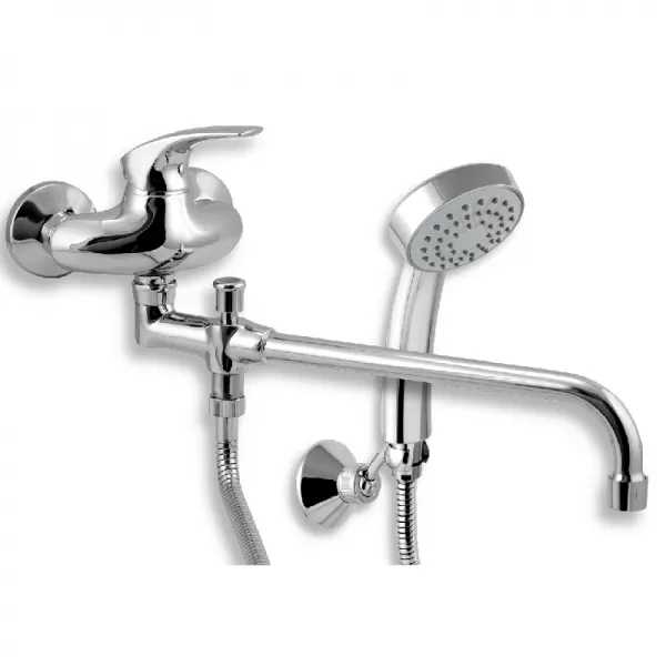 Vanová paneláková baterie 100 mm Metalia 57 chrom Novaservis 57037,0