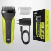 Holící strojek pánský Braun Series 3 300 BT Green