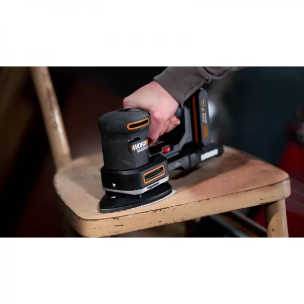 Aku multifunkční bruska 5v1 20V 1x2,0Ah Worx Orange WX820