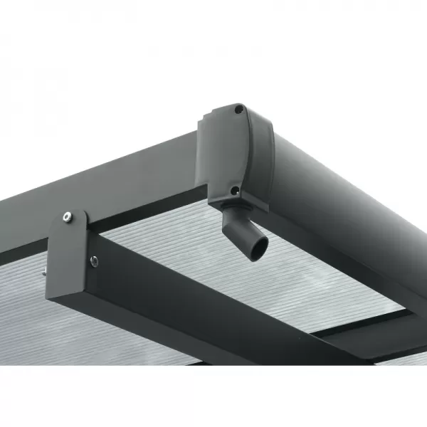 Hliníková pergola LANITPLAST ALU 53 antracit + bronz PC LG4121