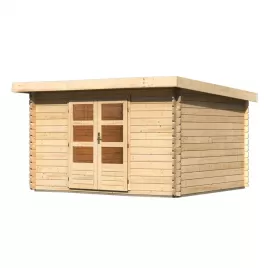 Dřevěný domek KARIBU BASTRUP 7 (73306) natur LG2843