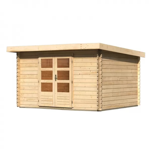 Dřevěný domek KARIBU BASTRUP 7 (73306) natur LG2843