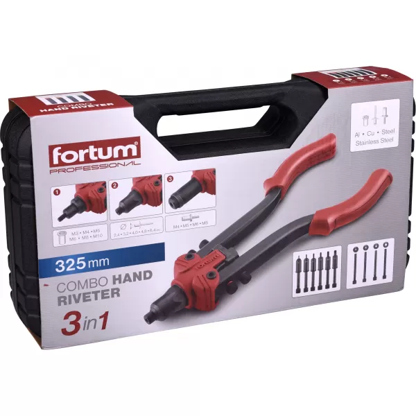 Kleště nýtovací pákové COMBO-3F FORTUM 4770639
