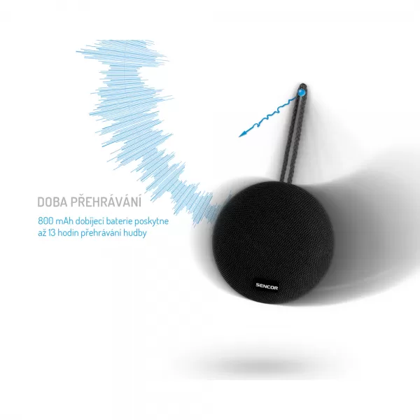 Bluetooth reproduktor SENCOR SSS 1000 NYX MICRO BLACK