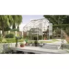 Skleník VITAVIA URANUS 6700 čiré sklo 3 mm stříbrný LG1035