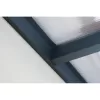 Hliníková pergola SKYLUX CLIMALUX 4,0 x 3,0 m antracit + opál PC LG3742
