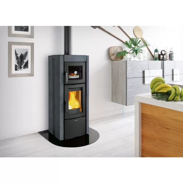 Krbová kamna šedá Nordica Ester Forno Evo Vulcan